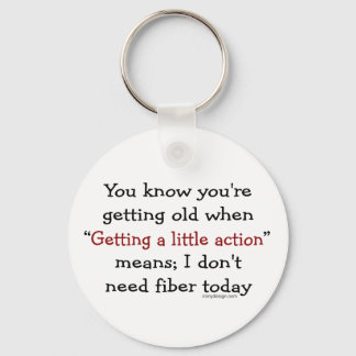 A Little Action For Seniors Keychain