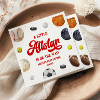 A Little Allstar Is On The Way! Sports Baby Shower