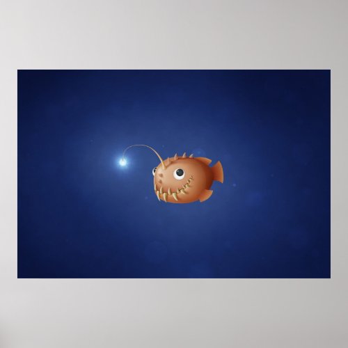 A Little Anglerfish Poster