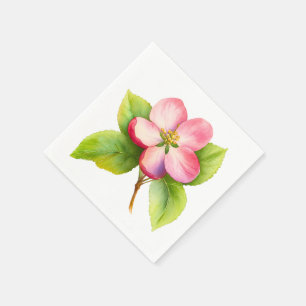 A Little Apple Is On The Way   Fall Baby Shower  Napkins