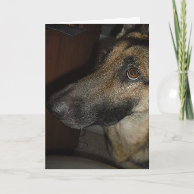 A little attention goes a long way greeting card (Front)