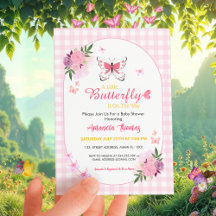 A Little Baby Butterfly Is On The Way Baby Shower