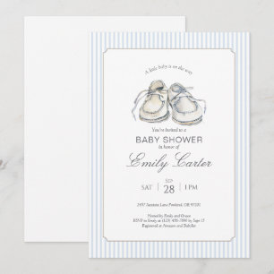 A Little Baby Is On The Way Baby Shower Invitation