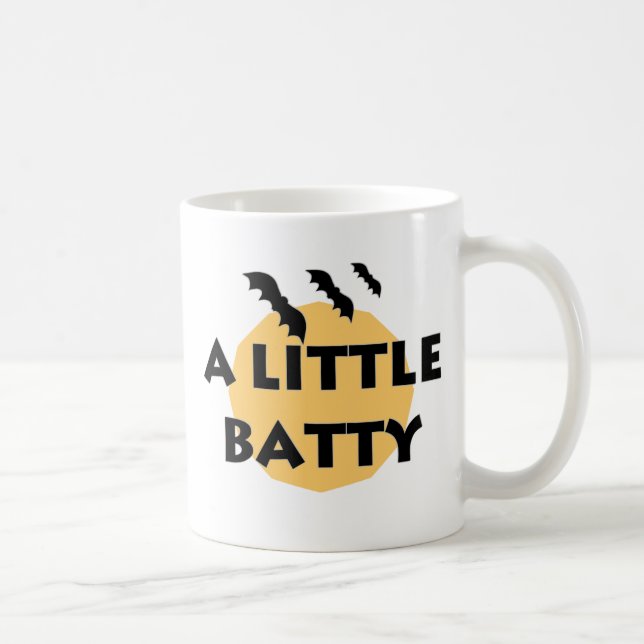 A Little Batty Bats and Moon Coffee Mug (Right)