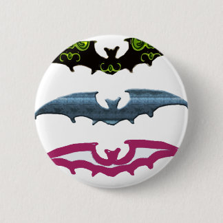 A Little Batty Cute Halloween Bat Pinback Button