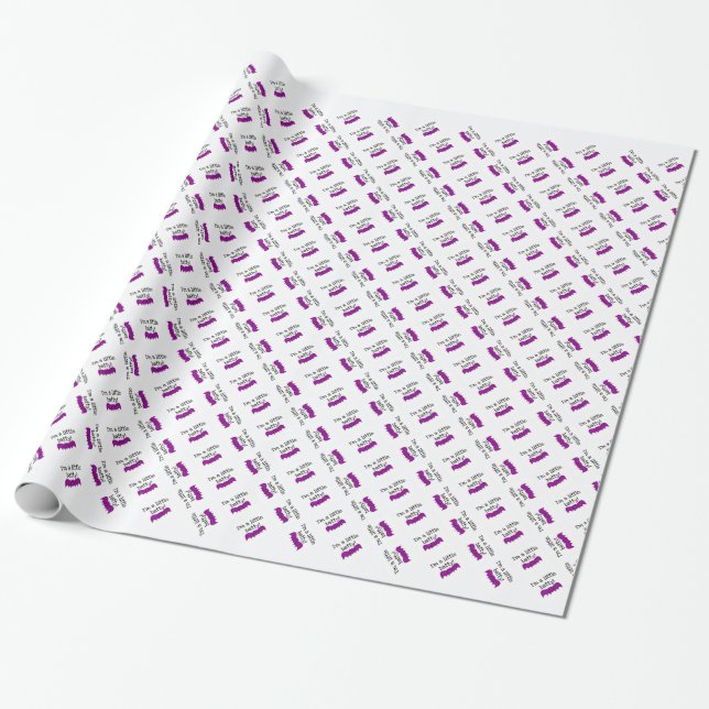 A Little Batty Halloween  and Gifts Wrapping Paper (Unrolled)
