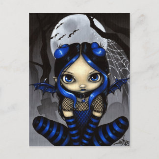 "A Little Batty" Postcard