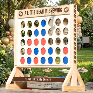A Little Bean Is Brewing Coffee Baby Shower Fast Four