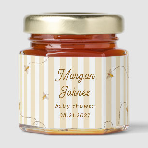 A Little Bee Baby Shower Honey Jar Favors