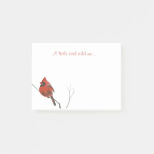 A Little Bird Told Me Post-it Notes