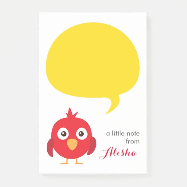 a little bird told me | post-it notes (Front)