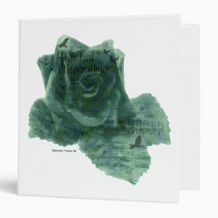 A Little Bird Told Me Rose 3 Ring Binder