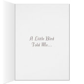 A Little Bird Told Me: Winter Birds Antique Sketch (Inside (Right))