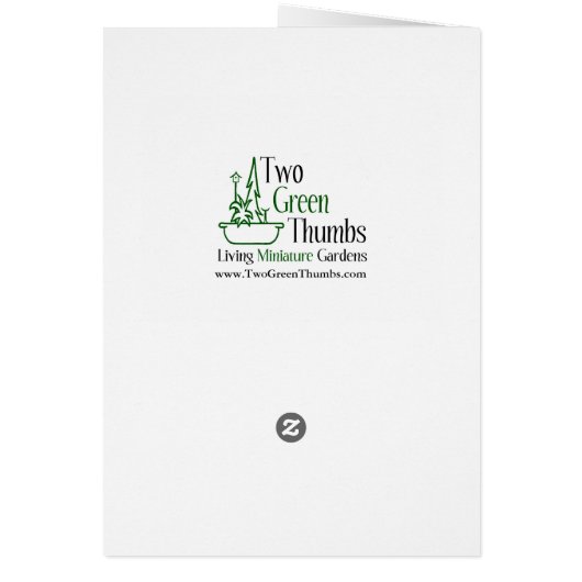 A Little Bit Country, Blank Card (Back)