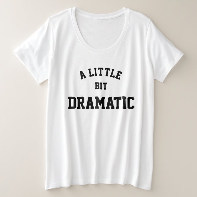 A little bit *customized* plus size T-Shirt (Design Front)