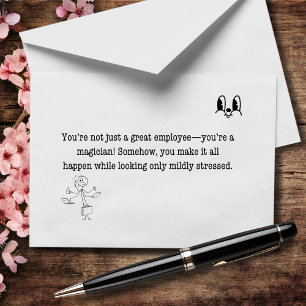A Little Bit of Magic and a Whole Lot of Talent Letterpress Thank You Card