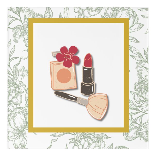 A little Bit of Make-up Acrylic Print (Front)