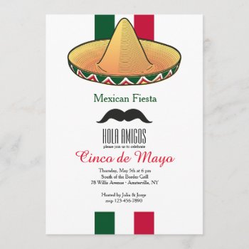 A Little Bit Of Mexico Invitation by PixiePrints at Zazzle