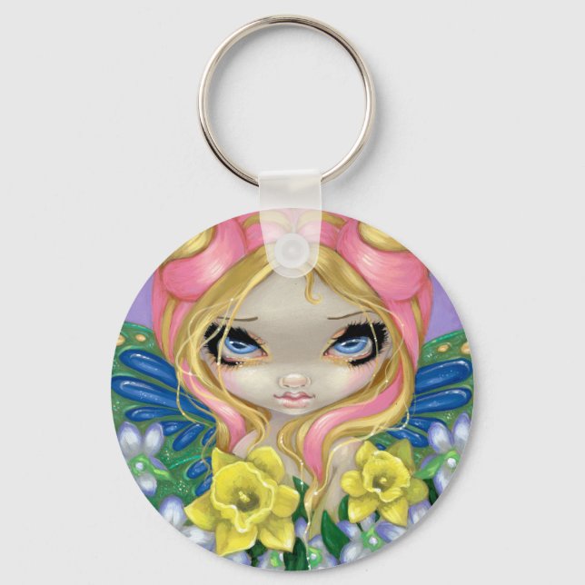 "A Little Bit of Spring" Keychain (Front)