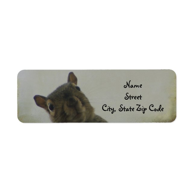 A Little Bit Squirrelly Label (Front)