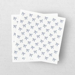 A Little Blue Jean Baby Blue Coquette Bow Napkins