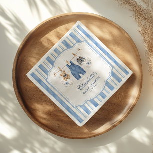 A Little Blue Jean Baby Boy Baby Shower  Napkins