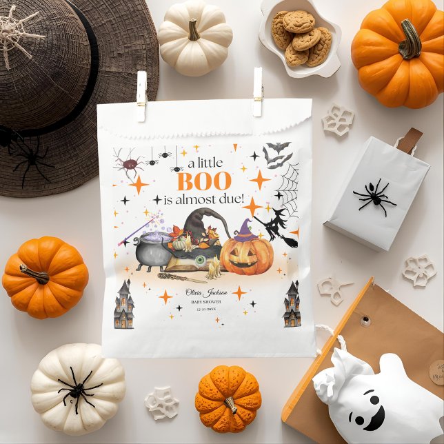 a little boo baby shower baby shower invitations  favor bag (Creator Uploaded)