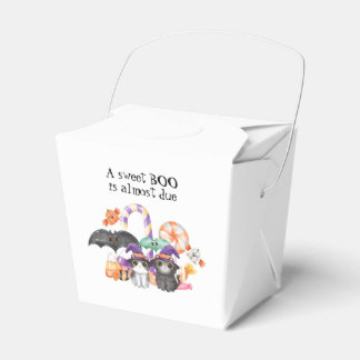 A little BOO Baby Shower Favor Boxes