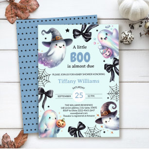 A Little Boo Baby Shower Invitation Cute Ghost