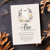 A Little Boo Boho Ghost Halloween Baby Shower