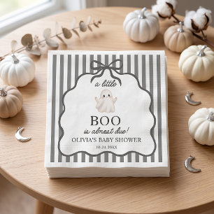 A Little Boo Cute Ghost Baby Shower Napkins