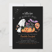 A Little Boo Cute Spooky Halloween Baby Shower Invitation (Front)