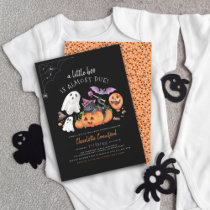 A Little Boo Cute Spooky Halloween Baby Shower Invitation