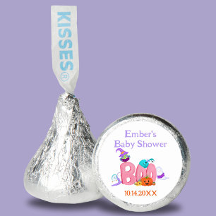 A Little Boo Ghost, Owl Halloween Baby Shower Hershey®'s Kisses®