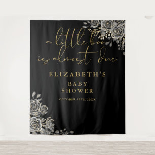 A Little Boo Gothic Baby Shower Photo Backdrop