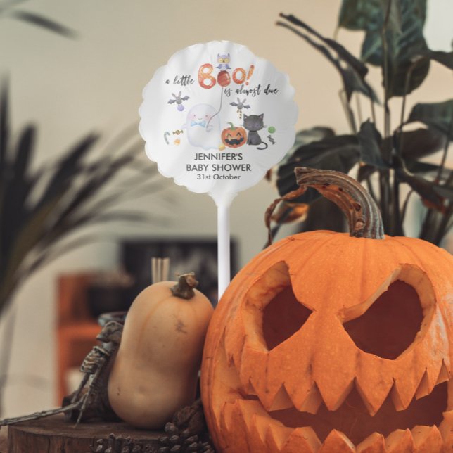 A Little Boo Halloween Baby Shower Balloon (Creator Uploaded)