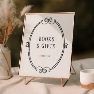 A Little Boo Halloween Baby Shower Books and Gifts Poster