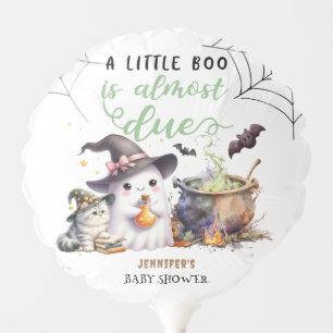 A Little Boo! Halloween Baby Shower Gender Neutral Balloon
