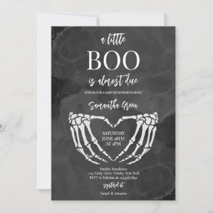A Little Boo Halloween Baby Shower Invitation