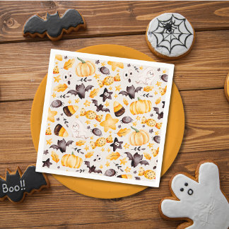 A Little Boo Halloween Baby Shower Napkins