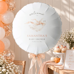 A Little Boo Halloween Baby Shower Welcome Balloon