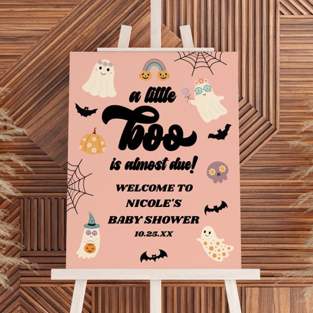 A Little Boo Halloween Baby Shower Welcome Sign (Creator Uploaded)