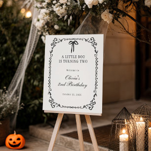 A Little Boo Halloween Birthday Foam Board
