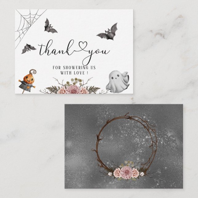 A Little Boo Halloween  Note Card (Front/Back)