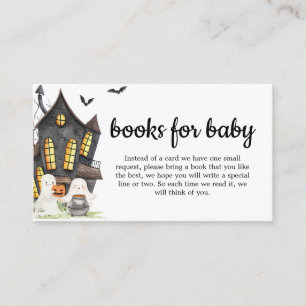 A Little Boo Haunted Halloween Books for Baby Enclosure Card