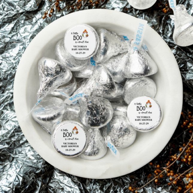 A little Boo is almost Due Baby Shower Hershey®'s Kisses® (Creator Uploaded)