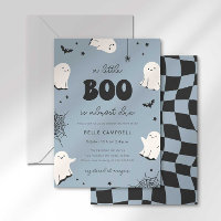 A Little Boo is Almost Due Baby Shower Invitation
