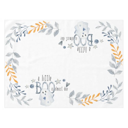 A Little Boo is Almost Due Baby Shower Party Tablecloth