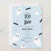 A Little Boo is Almost Due Halloween Baby Shower I Invitation