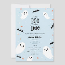 A Little Boo is Almost Due Halloween Baby Shower I Invitation